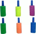 AKSHAT ENTERPRISES _Air Oxygen Bubble Stone for Aquarium (Pack Of 6 )Aquarium Fish Tank Ponds Imported Ceramic 1.5 inch Air Stone Diffusers