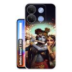 Snazzy Multicolor Silicon Shock Proof Back Cover for Infinix Smart 7 HD