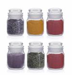 Cloudmart Yogurt Jars with Lids, Glass Pudding Jars for Yogurt Making, Dry Fruits and Food Storage, Suitable to Use in Kitchen, Home (Yogurt Jar, 150ml, Set Of 6)