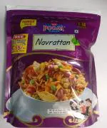 POOJA NAVRATTAN MIX NAMKEEN 400 GM (Pack of 2)