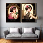 Love Creation A4 Size poster print for creative wall art- tea-shop-watercolor-print-6663(Non Sticker)