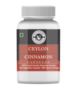Ceylon Cinnamon Capsules for Support Blood Sugar and Healthy Digestion, Support Healthy Glucose 120 Capsules Per Bottle, 600mg per Capsule.