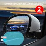 Carfrill Car Rearview Mirror Film,Anti-Water Anti-Fog (Pack Of 2)