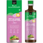 NourishVitals Fit & Lean Juice - With 12 Potent Herbs | Natural & Wholesome | No Added Sugar, 500ml