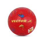 Vector X Spain Soccer Ball PVC Embossed Machine Stitched Football For Training And Practice (Red) Size-3