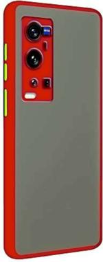 Ragro Red Hard Back Care Cover For Vivo X60 Pro Plus