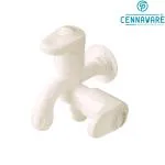 CENNAWARE PTMT GOLD SERIES 2 WAY BIB TAP WITH WALL FLANGE Pack of 1Pcs