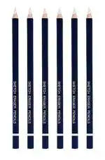 MILLENSIUM Non-Toxic Eraser Pencil for Artists And Sketching Drawing Graphics Arts , Blue (Set of 6)