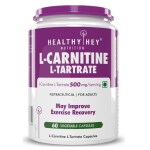 HealthyHey Nutrition L-Carnitine & L-Tartrate (LCLT) Supplement 60 Capsules