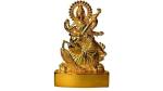 Navyaksh- NAVYAKSH Decorative Showpiece - 10 cm (Brass, Gold)
