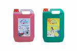 GASOLINE Home Care Washing machine liquid detergent Pink + Dish Washing liquid Green (5+5 ltr)