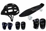 Jaspo Black Ride On Penny Board Pro Skateboard combo 22 X 5.5 inch,10 yrs