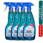 BUY NOHARA PREMIUM GLASS CLEANER COMBO (PACK OF 4) 1LITER