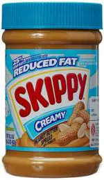 Skippy Reduced Fat Creamy Peanut Butter, 462 Gm - Imported from USA