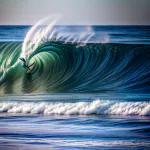 Love Creation A4 Size poster print for creative wall art- ocean-ride-7760(Non Sticker)