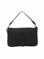 ANNODYNE Leather Shoulder-Bag Women Leather Bag Black color