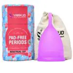YARKUD Reusable Menstrual Cup for Women - 100% Medical Grade Silicone, Ultra Soft, Odour & Rash Free - No Leakage, Stain Free - 8-10 Hours Protection - Period Cups for Women
