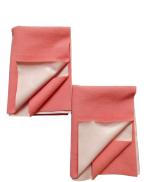 Maalove Baby Soft Breathable Extra Absorbent Quick Dry Sheet 50cmx70cm Pink Pack of 2 Small