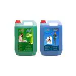 CLEANGEL Dishwash Liquid Gel with Detergent Liquied Gel 10L (Green+ Blue)