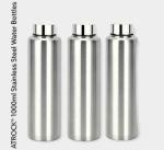 STEEPLE VISAXMI Stainless Steel Water Bottle 1000 ml (Pack of 3)