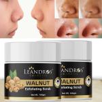 Leandros Walnut Face And Body Scrub, 50 G Each (Pack Of 2)