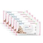 ICEBERGPREMIUMWIPES Baby Wipes 80 Sheets/Pack of 6 With Lid (480 Wipes) Baby Wipes