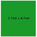 Eloies Green Screen Backdrop (Heavy Duty Thick Lekra Polyester Fabric) Photoshoot Greenscreen Background for Photography Video Recording Photo, Green, Photoshoot (2ft x 4ft)