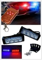 Enexoya Police LED Strobe Flashing Warning for All Cars Ambulance Emergency Light (20 x 10 x 10 cm)