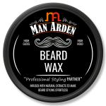 Man Arden Beard Wax Professional Styling For High Gloss, High Hold, Healthy Beard, Anytime Re-Stylable, 50gm