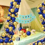 Zyozique Cabana Tent Birthday Decorations Set | Birthday Decorations Set| Balloons For Decoration Net | Tent Decorations Birthday For Girl, Boy, Women (Pack Of 37)
