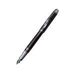 PARKER ODYSSEY GUN METAL CHISELLED CT FOUNTAIN PEN MEDIUM NIB