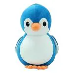 Hug N Feel Soft Toys Blue Polyester Penguin Soft Toy - 30 cm