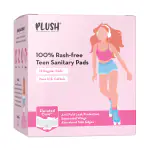 Plush Teen Rash Free Sanitary Pads - Pack of 12