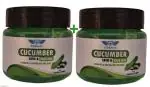Cosnat Cucumber skin & face gel for softening,smoothening,lightening, radiant Glowing Skin for men & women combo pack of 2 Pcs (each piece 100gm