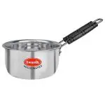 Swastik Housewares Stainless Steel Sauce Pan with Bakelite Handle 850 ml