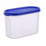 Plastic 1200 Ml Modular Airtight Kitchen Storage Container Set with Plain Lids (3PCS)