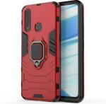 Lenient Vivo Y11 Red Plastic and Rubber Shock Proof Back Cover