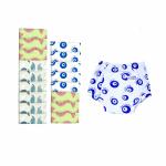 SNUGKINS Snug Potty Training Pull-up Pants Kids 100% Cotton (Size 3, Fits 3 - 4 years) - Pack of 18 - Playtime Trio