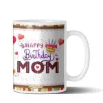 GIFT MY PASSION Happy Birthday Mom Coffee Mug 350 ml & Teddy |Gift for Mother on her Birthday