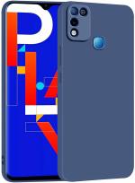 S-Hardline Infinix Smart 5 Black Silicone Slim Flexible Inner Microfiber Cloth Cushion Lining Protective Back Cover