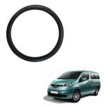 Enexoya Black Premium Leather Stichable Steering Cover for Nissan Evalia
