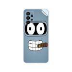 GADGETSWRAP Printed Vinyl Skin Sticker for Samsung Galaxy A23 - futurama bender cigar