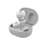 Portronics Harmonics Twins S3 Smart TWS Bluetooth 5.2 Earbuds with 20 Hrs Playtime, 8 MM Drivers, Lightweight Earbuds(White)