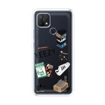 Emble Label Adidas Soft Silicone Case For Oppo A15s ( TPU | Soft , Oppo A15s | Multicolor )