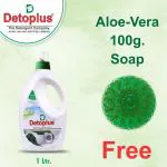 DETOPLUS PREMIUM WASHING LIQUID 1LTR + ALOEVERA SOAP FREE