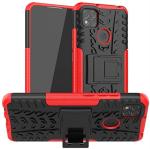 A Accessories Kart Redmi 10A Red Polycarbonate Shockproof Absorption Dual Layer Protection Back Case Cover
