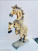 RITUALISTIC Vastu horse it will keep away negative energy best gift for your Enchanting Horse Statue (Gold)
