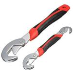 Nbs Stainless Steel Socket Adjustable Universal Multi Function Wrench Spanner Set Tools Snap And Grip Open End Snap