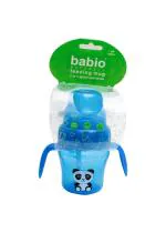 Babio SOFT SPOUT 2 IN 1 SIPPER CUP (STRAW & SPOUT) 4 OZ BPA Free Non Toxic - Plastic (Blue)
