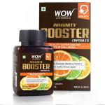 WOW Life Science Immunity Booster Capsules - Support Healthy Immune System - 60 Veg Capsules